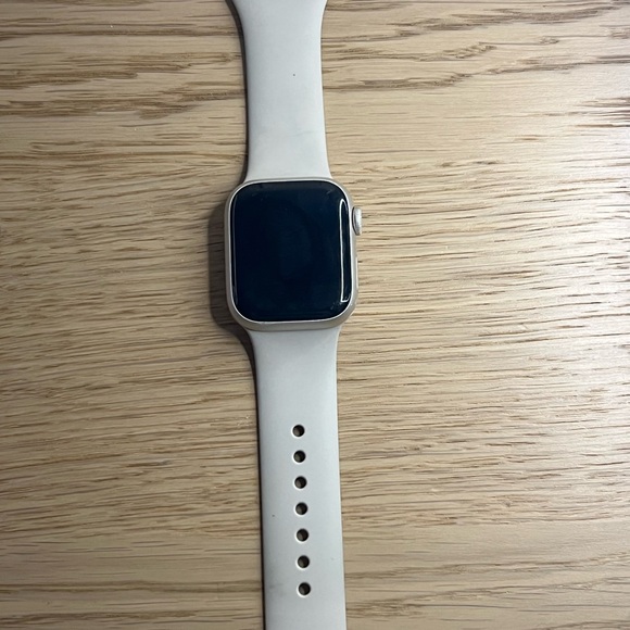 Apple Smartwatch with White Band